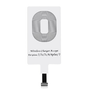 Choetech draadloze Qi oplaadadapter Lightning inductiepad wit (WP-IP)