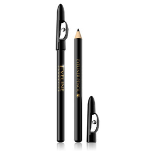 Eveline Cosmetics Creion eyeliner negru scurt, 1 buc