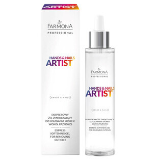 Farmona Professional Hands amp; Nails Artist Express gel ammorbidente per la rimozione delle cuticole intorno alle unghie, 50 ml