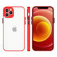 Milky Case étui souple en silicone translucide pour Xiaomi Redmi Note 10 / Redmi Note 10S rouge