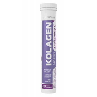 ActivLab Collagene Marino con Vitamina C e Biotina, 20 compresse effervescenti