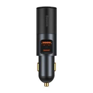 Baseus Share Together USB-Autoladegerät / USB Typ C / Zigarettenanzünderbuchse 120W Quick Charge Power Delivery grau (CCBT-C0G)