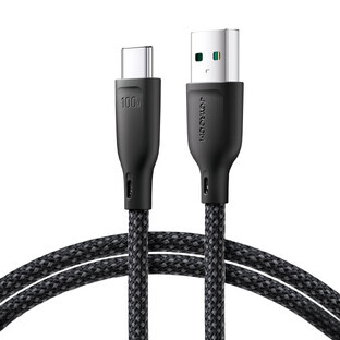 Joyroom Multi-Color Series S-A34 USB-A / USB-C 100W cable 1m - black