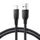 Joyroom Multi-Color Series S-A34 USB-A / USB-C 100W cable 1m - black