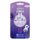 Wilkinson My Intuition Quattro Smooth Violet Bloom Einwegrasierer für Frauen, 3 Stück