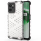 Honeycomb case armored case with gel frame Realme C35 transparent