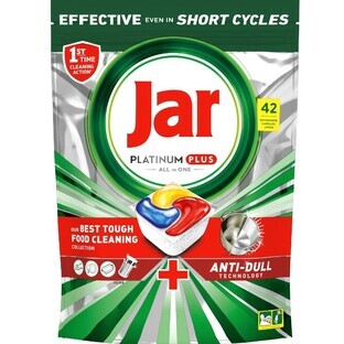 Jar Platinum Plus All in One Citroen Vaatwasser capsules, 42 stuks