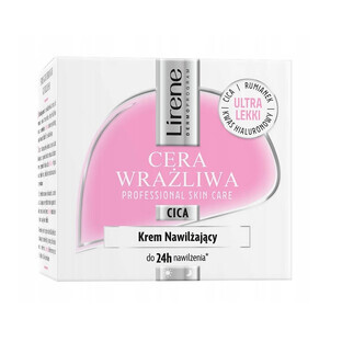 Lirene Moisturizing Cream for sensitive skin with hyaluronic acid, 50 ml