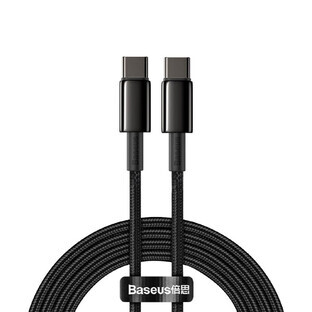 Baseus CATWJ-A01 USB-C - USB-C PD QC 100W 5A 480Mbps 2m cable - black.