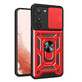 Carcasă Hybrid Armor Camshield pentru Samsung Galaxy S23+ carcasă blindată cu capac pentru cameră roșie