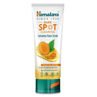 Himalaya Exfoliante facial de cúrcuma para aclarar manchas oscuras, 75 ml