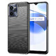 Carbon Caz Realme C35 silicon flexibil caz de carbon negru