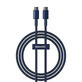 Baseus Tungsten Gold USB-C / USB-C 100W cable 1m - navy blue
