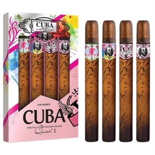Cuba Original Cuba Quad I Set Heartbreaker Eau de Parfum 35 ml + La Vida Eau de Parfum 35 ml + Victory Eau de Parfum 35 ml + Vip Eau de Parfum 35 ml.