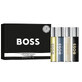 Hugo Boss Travel Exclusive Set mit Miniaturparfüms für Männer, 4 x 10 ml