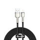 Baseus Cafule Serie Metall Daten USB-A / Lightning 2.4A 1m Kabel - schwarz