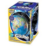 Globo terráqueo y constelaciones 2en1
