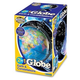 Globo terráqueo y constelaciones 2en1