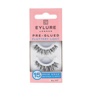 Eylure Artificial Eyelashes Self-adhesive Filling Effect No. 117 Fluttery Light