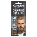 Cameleo Men Coloring Shampoo for Men 5.0 Light Brown, 15 ml