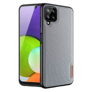 Dux Ducis Fino caz acoperit cu nailon Samsung Galaxy A22 4G gri