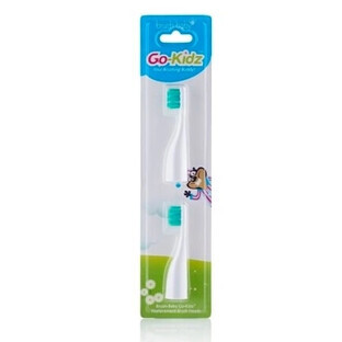 Brush-Baby Go Kidz Puntas de recambio para cepillo de dientes de viaje, 2 piezas