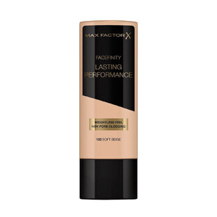 Max Factor Facefinity Lasting Performance Opaque Foundation 105 Soft Beige, 35 ml