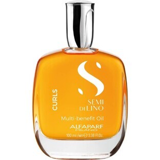 Alfaparf Semi Di Lino Curls Olio per capelli ricci, 100 ml