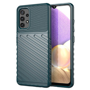 Thunder Case flexibele gepantserde hoes Samsung Galaxy A72 4G groen