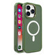 Carcasă magnetică cu carcasă MagSafe Color Matte pentru iPhone 14 Plus - verde