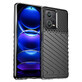 Funda blindada de silicona Thunder Case para Xiaomi Redmi Note 12 Pro+ negro