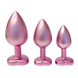 Dream Toys Gleaming Love Pearl Pink Plug Set Anaalpluggen, 3 stuks