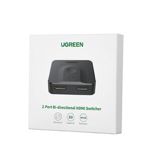 Ugreen switch HDMI splitter switch - 2x HDMI 4K 60Hz negro (CM217)
