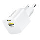 Wozinsky WWCEAC Chargeur secteur GaN USB-A USB-C 33W - blanc