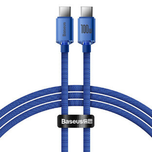 Baseus cable CAJY000603 USB-C - USB-C PD 100W 5A 480Mbps 1.2m - blue