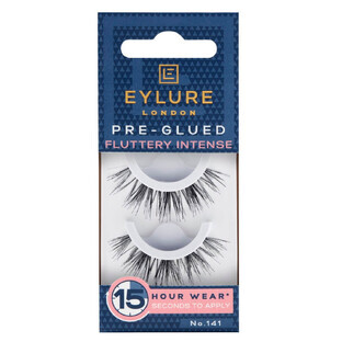 Eylure Self-adhesive Artificial Eyelashes Double Volume Effect No. 141 Fluttery Intense