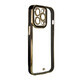 Custodia Fashion Case per Xiaomi Redmi Note 11 Pro custodia in gel con cornice oro nero