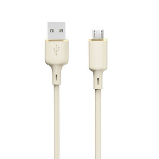 Dudao L7SM USB-A - micro USB 5A 1m cable - beige