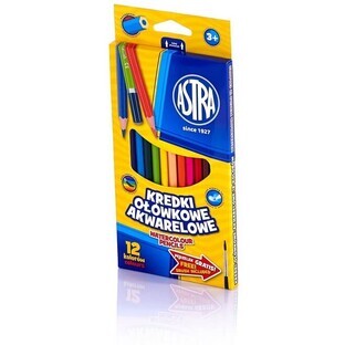 Crayons d'aquarelle 12 couleurs
