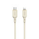 Dudao L7SCL USB-C - Lightning 30W cable 2m - beige