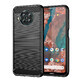 Custodia flessibile Carbon Case Nokia X100 nero