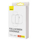 Set di 2 pellicole protettive Baseus NanoCrystal per Apple Watch 7/8/9 41mm + kit di montaggio - trasparente