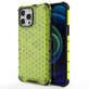 Funda blindada de nido de abeja con marco de gel iPhone 13 Pro Max verde