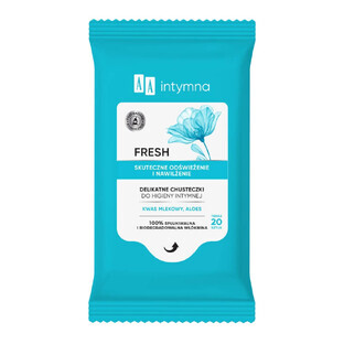 Oceanic AA Intymna Wipes for intimate hygiene Fresh, 20 pieces
