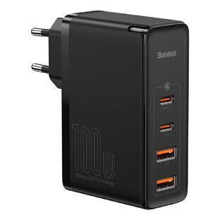 Baseus GaN2 Pro snellader 100W USB / USB Type C Quick Charge 4+ Power Delivery zwart (CCGAN2P-L01) Baseus GaN2 Pro snellader 100W USB / USB Type C Quick Charge 4+ Power Delivery zwart (CCGAN2P-L01)
