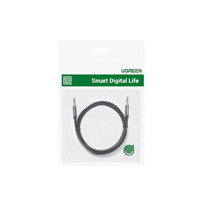 Cavo AUX angolato Ugreen 2 x mini jack 3,5 mm 1m blu (AV112)