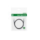 Cavo AUX angolato Ugreen 2 x mini jack 3,5 mm 1m blu (AV112)