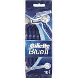 Gillette Blue II Chromium Disposable razors, 10 pieces