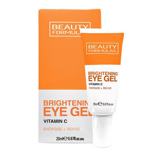 Beauty Formulas Brightening Eye Gel with Vitamin C, 20 ml