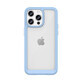 Custodia rinforzata con telaio flessibile per iPhone 15 Pro Max Outer Space - blu